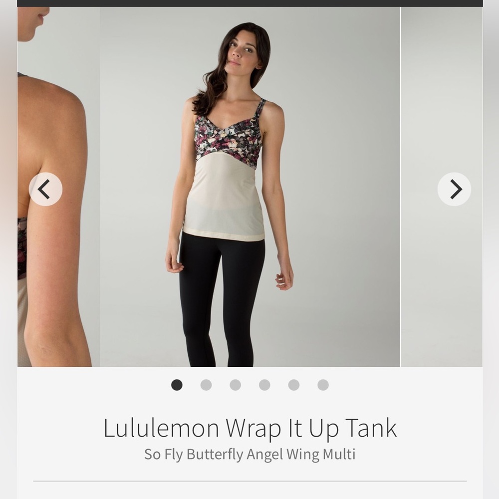 Lululemon butterfly tank top